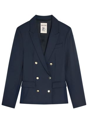 Dark blue cool wool jacket SEMI COUTURE | Y5WI06K921